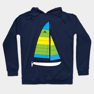 Hobie 16 Catamaran Sailboat Hoodie